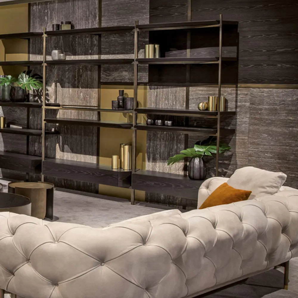 Château Cloud Tufted Leather Sofa