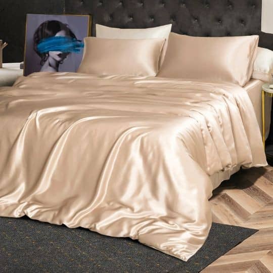 Laura& Lu. Anti-aging Mulberry Silk Duvet Cover Set