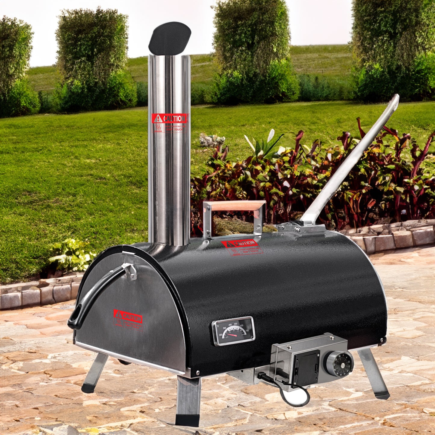 Atkinson Holmes Automatic Rotatable and Portable Wood Fired Pizza Oven