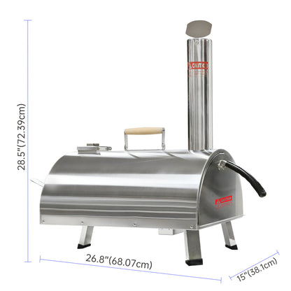 Atkinson Holmes 12" Semi-Automatic Rotatable Pizza Oven